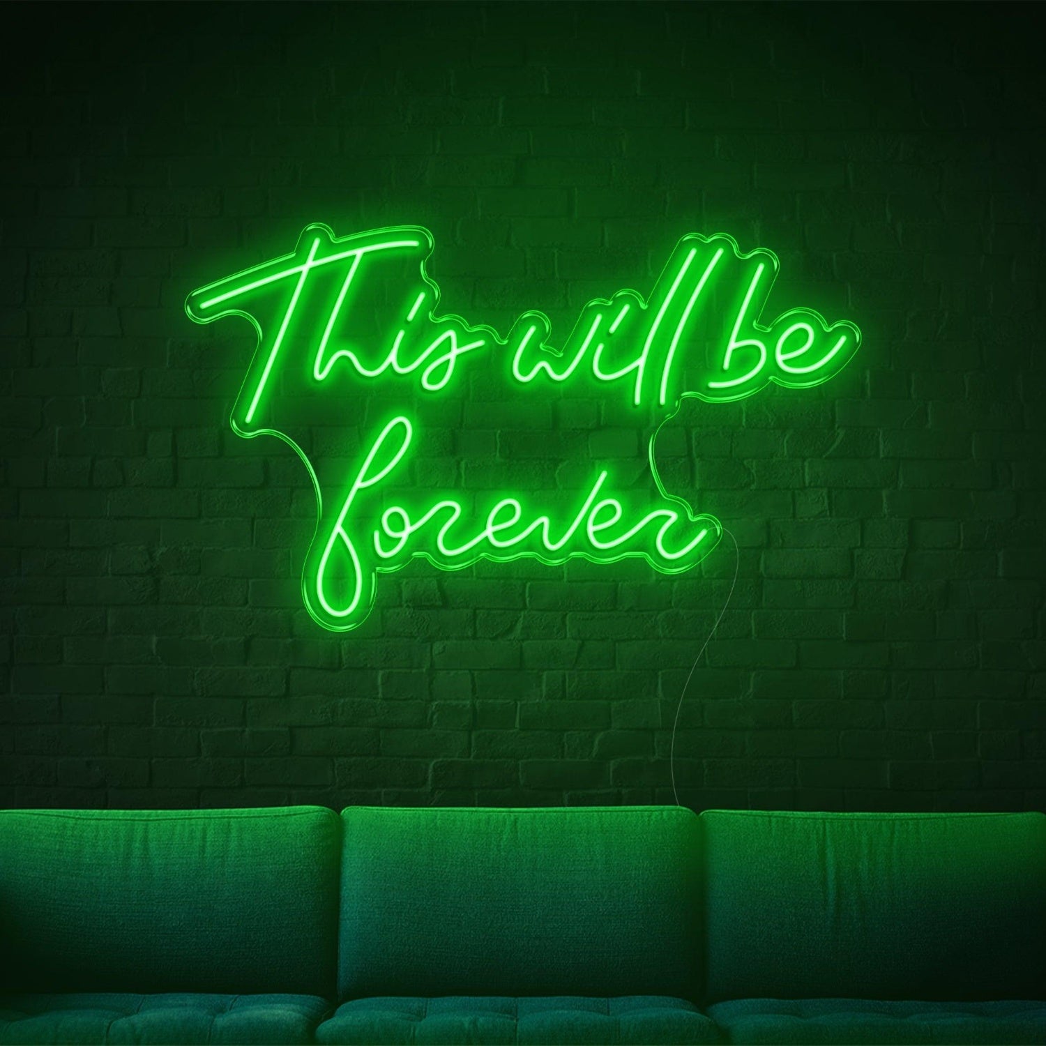This Will Be Forever Purple Led Neon Sign For Home Wall Decor | Shineneon