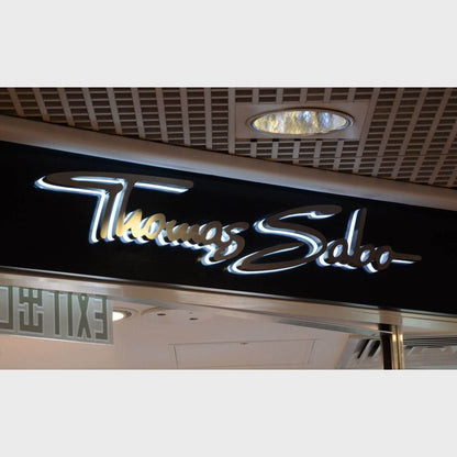 Thomas Salon 3D Backlit Channel Letters Led Light Sign - Shineneon