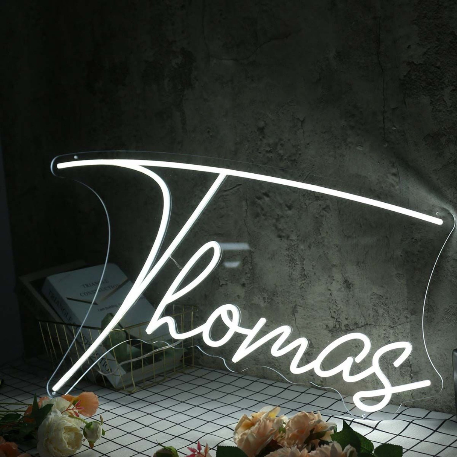 Thomas White Name Led Neon Sign | Shineneon