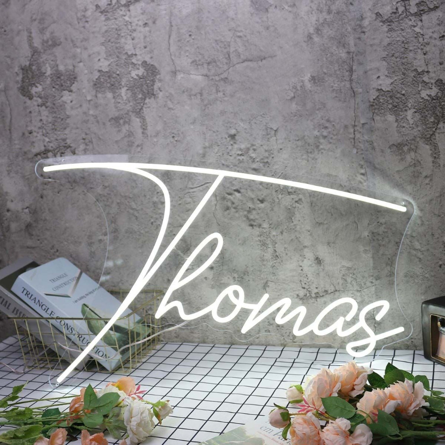 Thomas White Name Led Neon Sign | Shineneon