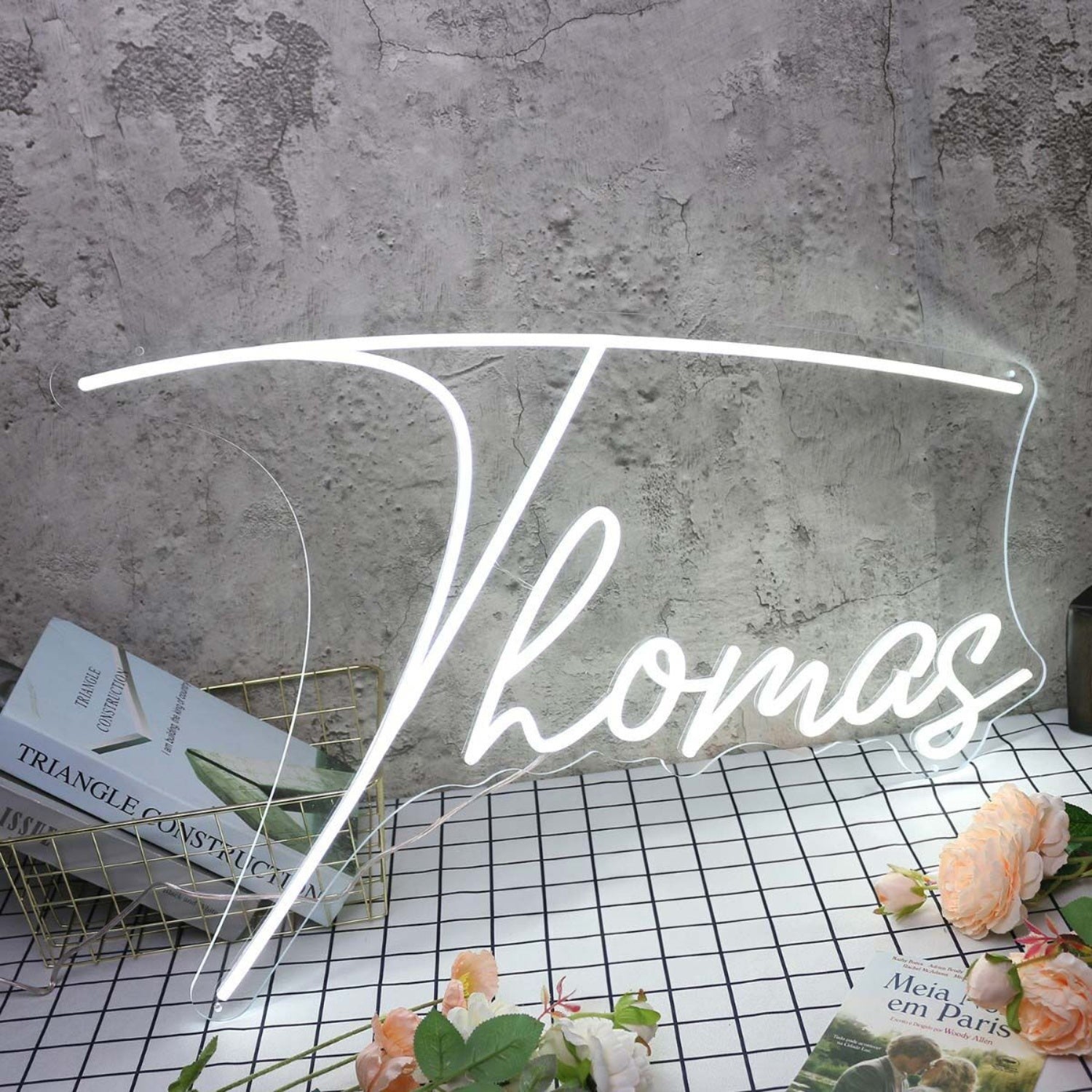 Thomas White Name Led Neon Sign | Shineneon