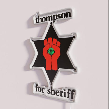 Thompson For Sheriff Rgb Led Neon Sign - Shineneon