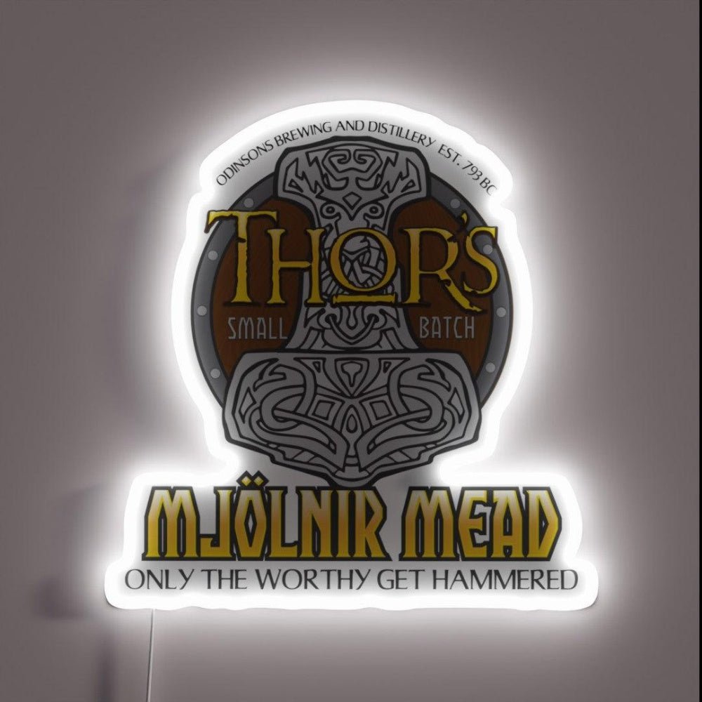 Thorsmjolnir Mead Rgb Led Neon Sign - Shineneon