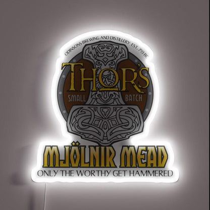 Thorsmjolnir Mead Rgb Led Neon Sign - Shineneon