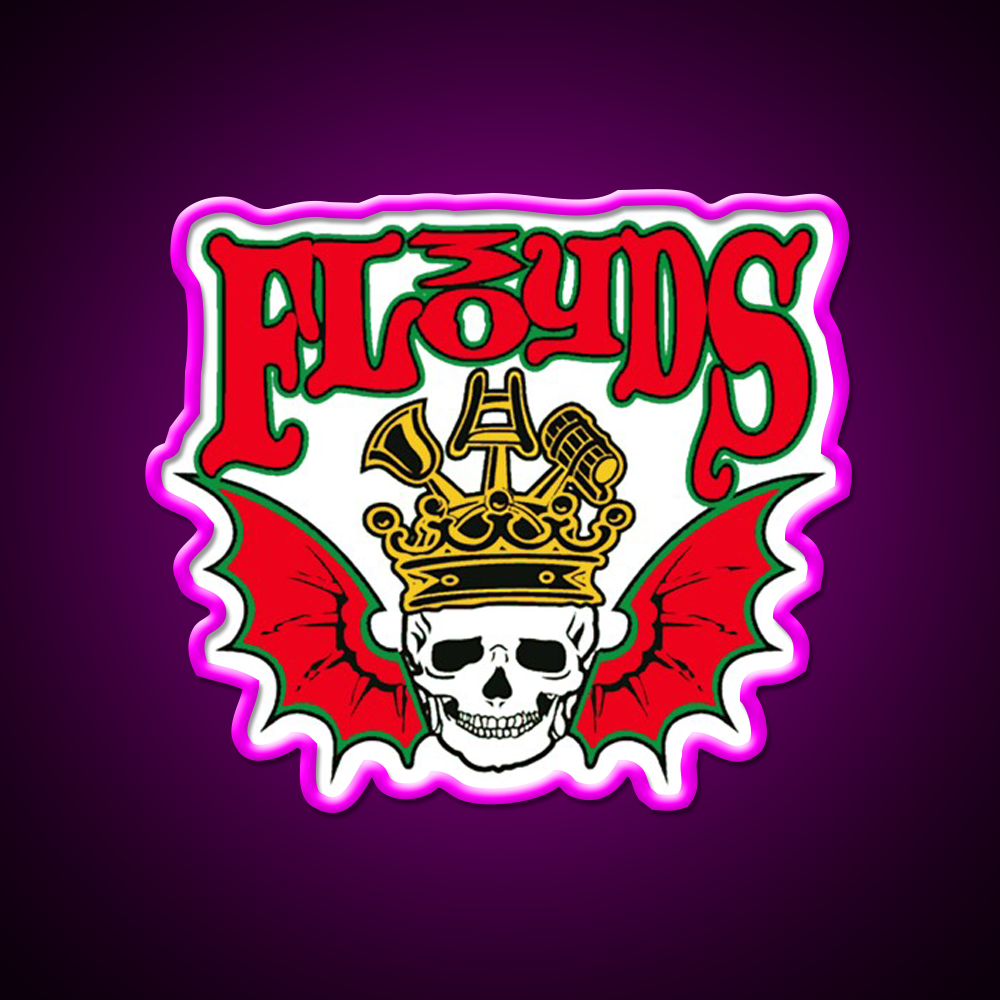 Three Floyds Brewing Beer Bar Decor Led Neon Sign Rgb Color - Neon sign mounted on wall in room