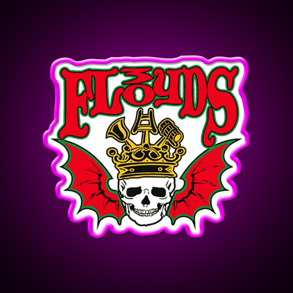 Three Floyds Brewing Beer Bar Decor Led Neon Sign Rgb Color - Neon sign mounted on wall in room