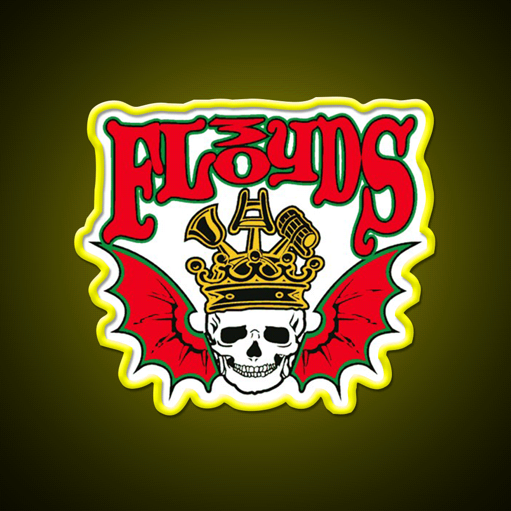Three Floyds Brewing Beer Bar Decor Led Neon Sign Rgb Color - Custom LED neon sign front view