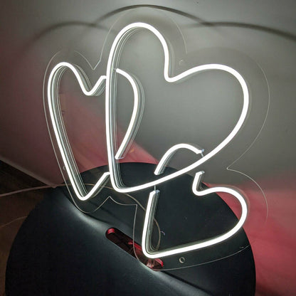 Three Hearts Neon Led Light | Shineneon