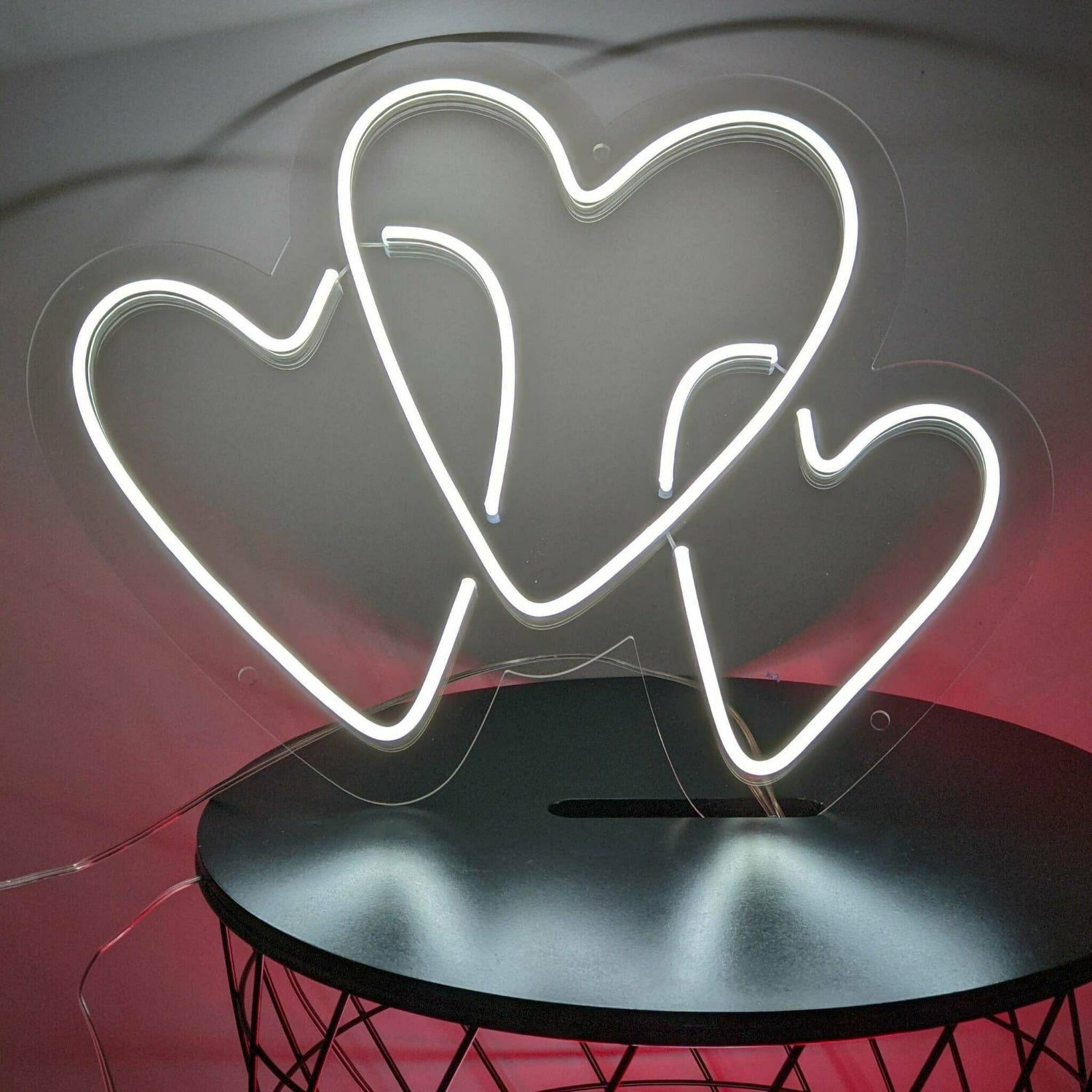 Three Hearts Neon Led Light | Shineneon