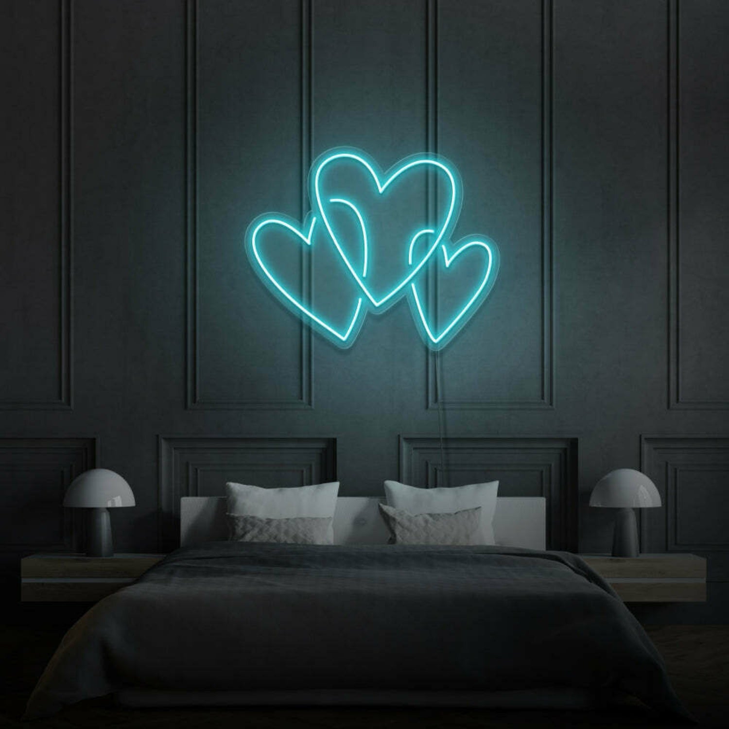 Three Hearts Neon Led Light | Shineneon
