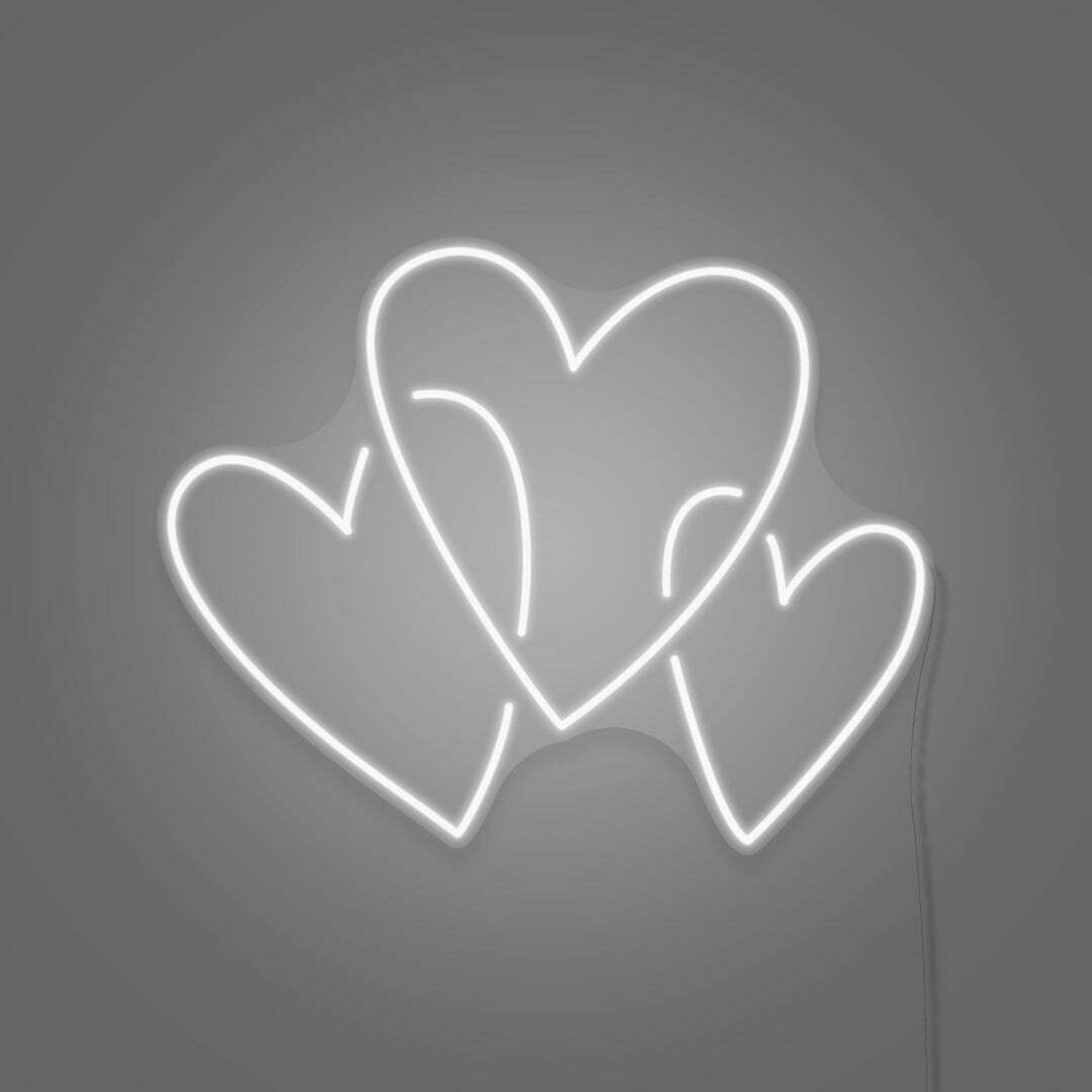 Three Hearts Neon Led Light | Shineneon