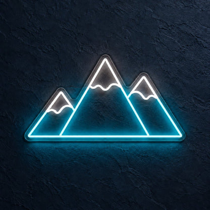 Three Mountain Peaks LED Neon Sign - Shineneon