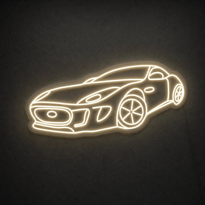 Three Quarter Sports Car LED Neon Sign - Shineneon