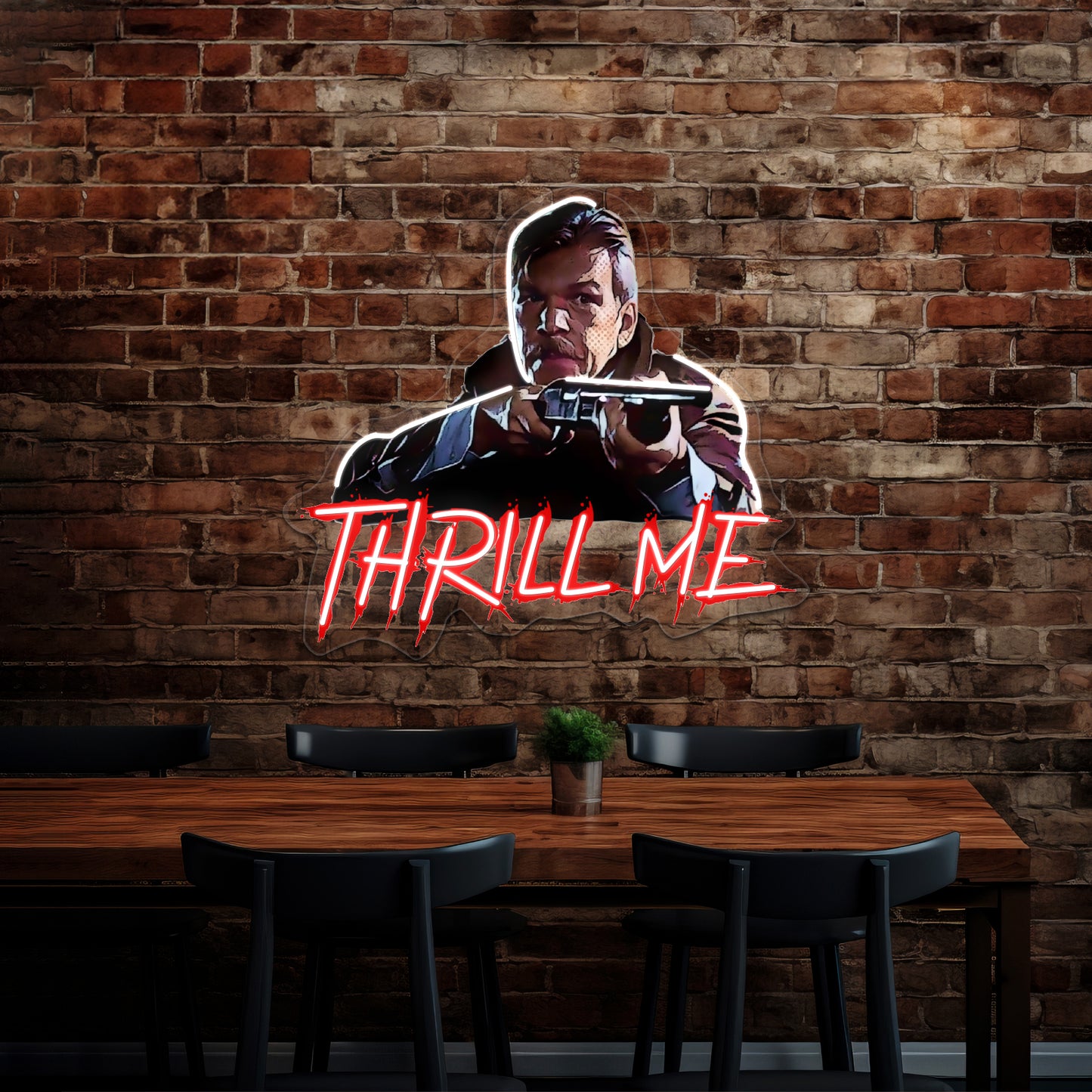 Thrill Me Artwork Personalized Neon Signs