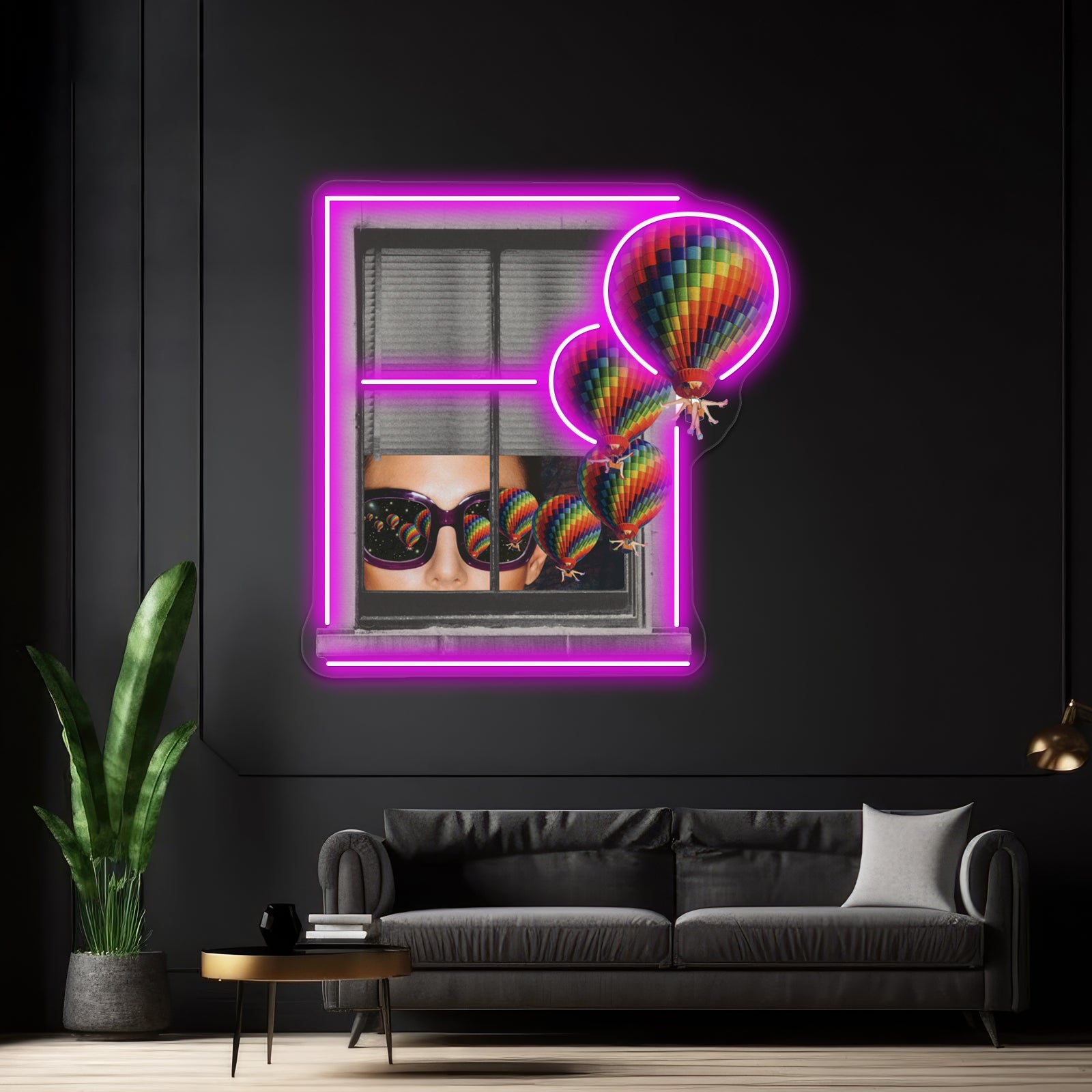 Through The Looking Glasses Wall Artwork Neon Signs | Shineneon