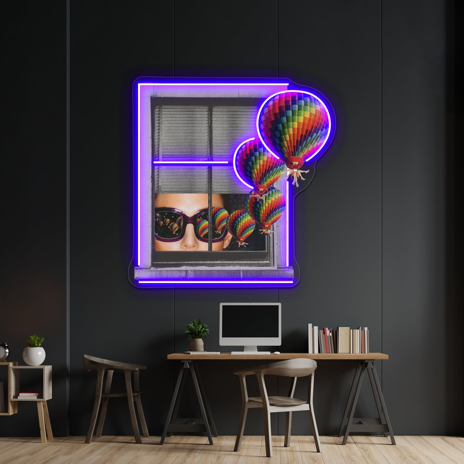 Through The Looking Glasses Wall Artwork Neon Signs | Shineneon