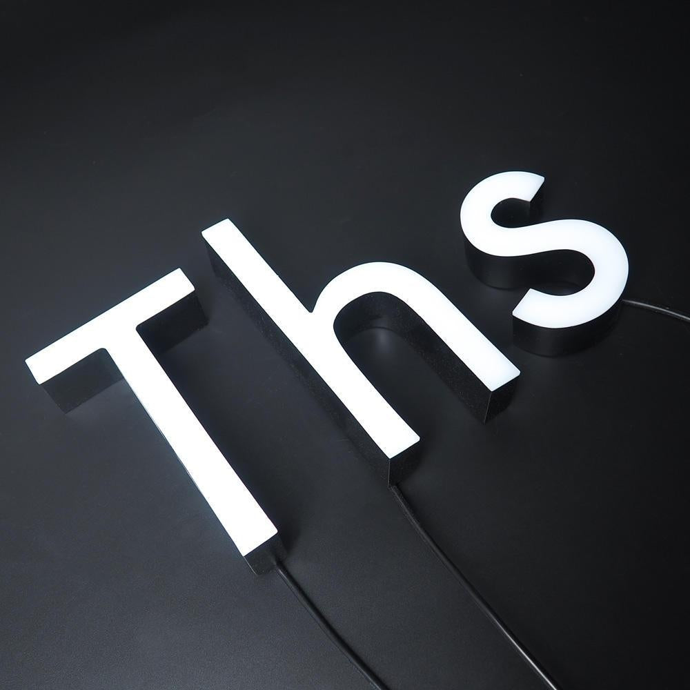 Ths 3D Frontlit Letters Metal Led Sign