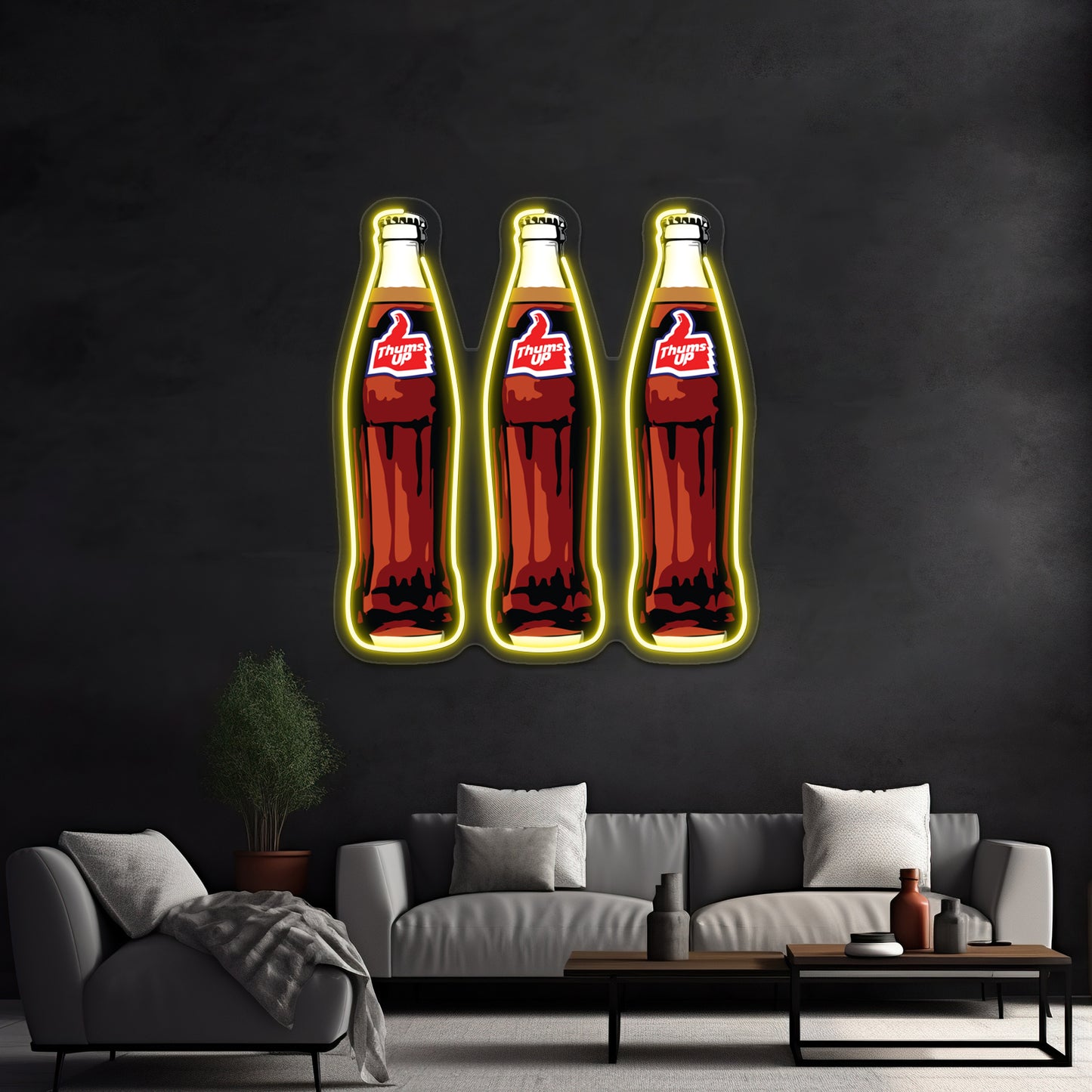 Thums Up Artwork Personalized Neon Signs