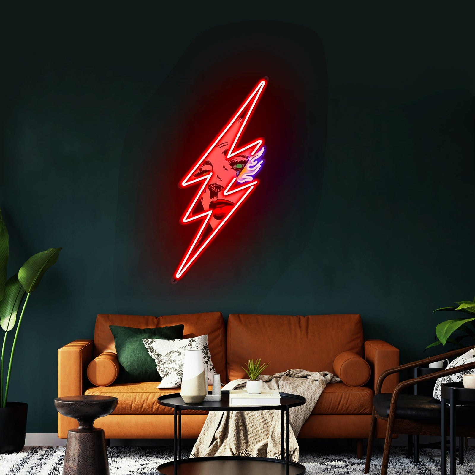 Thunder Girl Led Neon Artwork For Sale - Shineneon