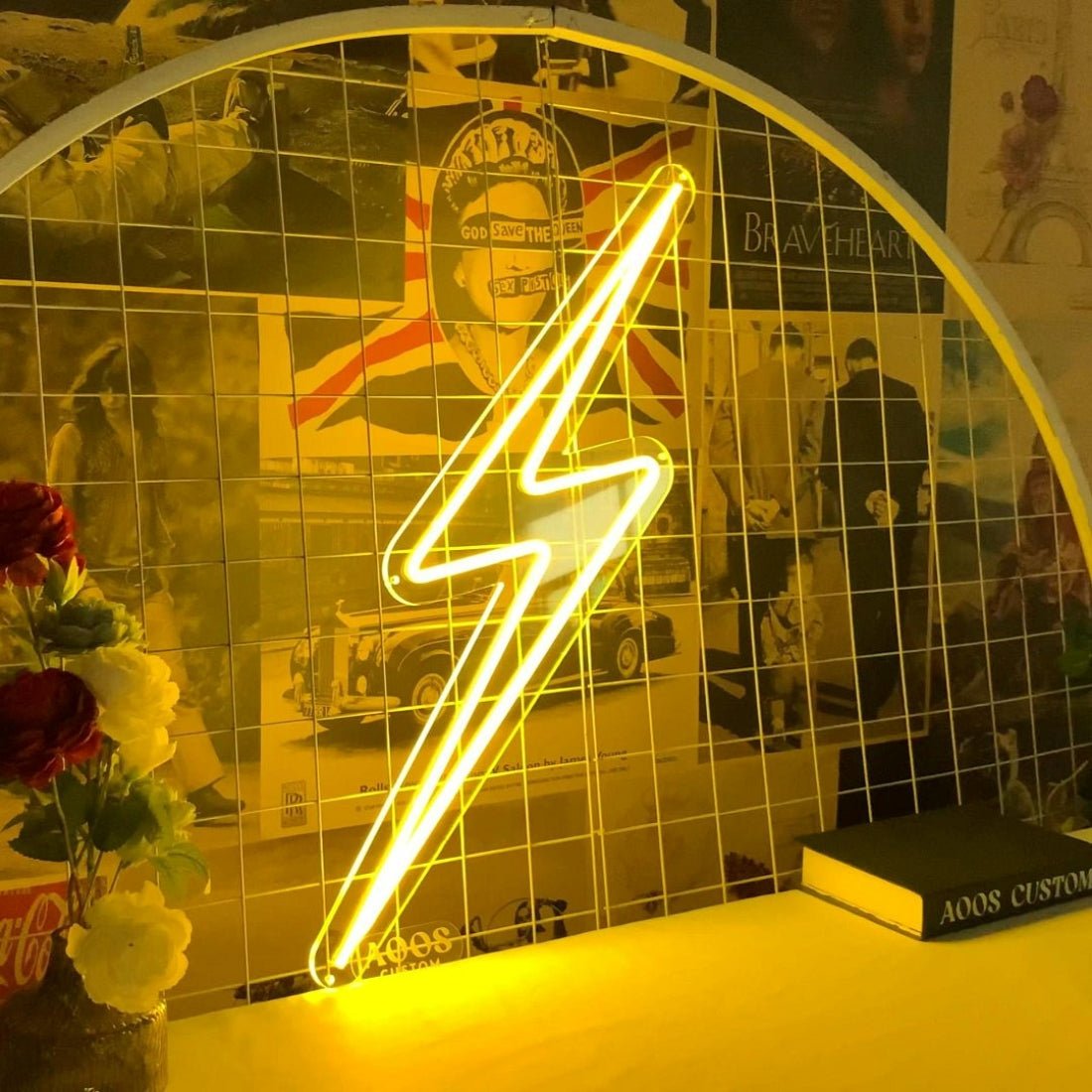 Thunderbolt Lightning Bolt Led Sign Business Neon Sign - Shineneon