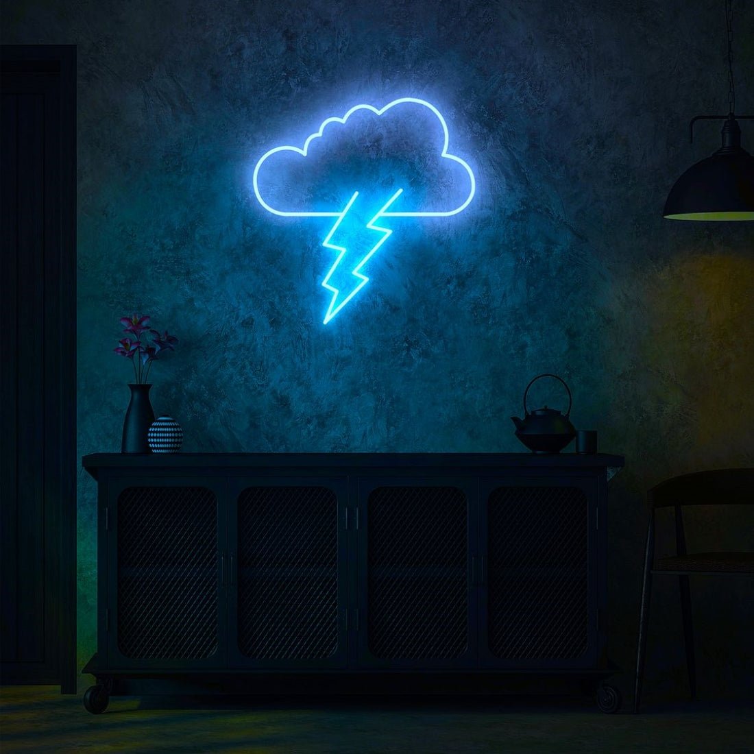 Thunderbolt Lightning Cloud Bolt Led Sign Business Neon Sign - Shineneon
