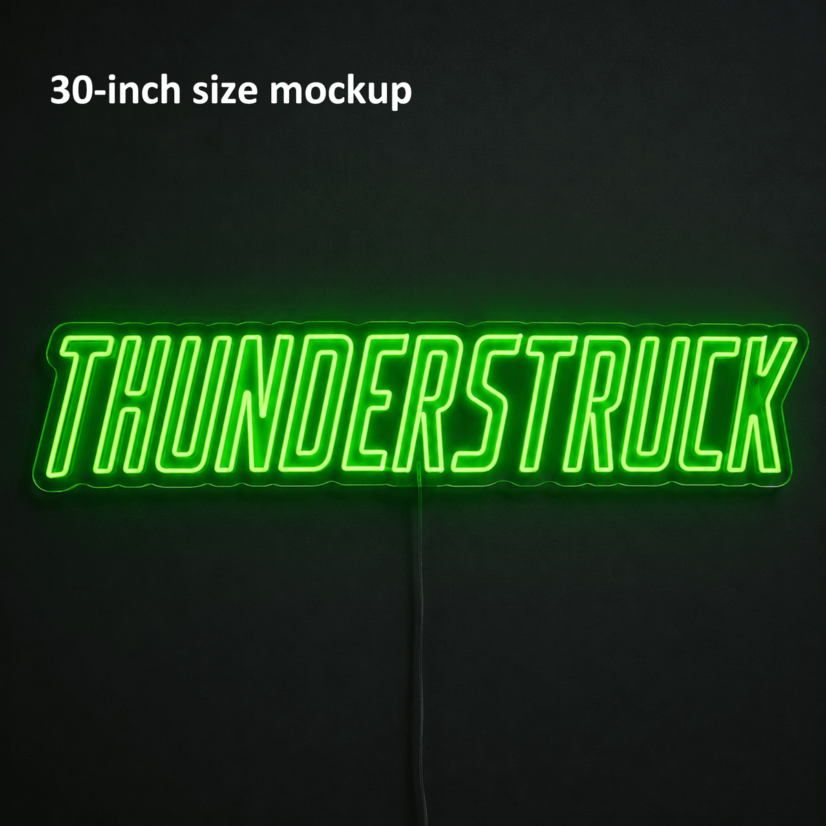 THUNDERSTRUCK Custom LED Neon Sign - Shineneon