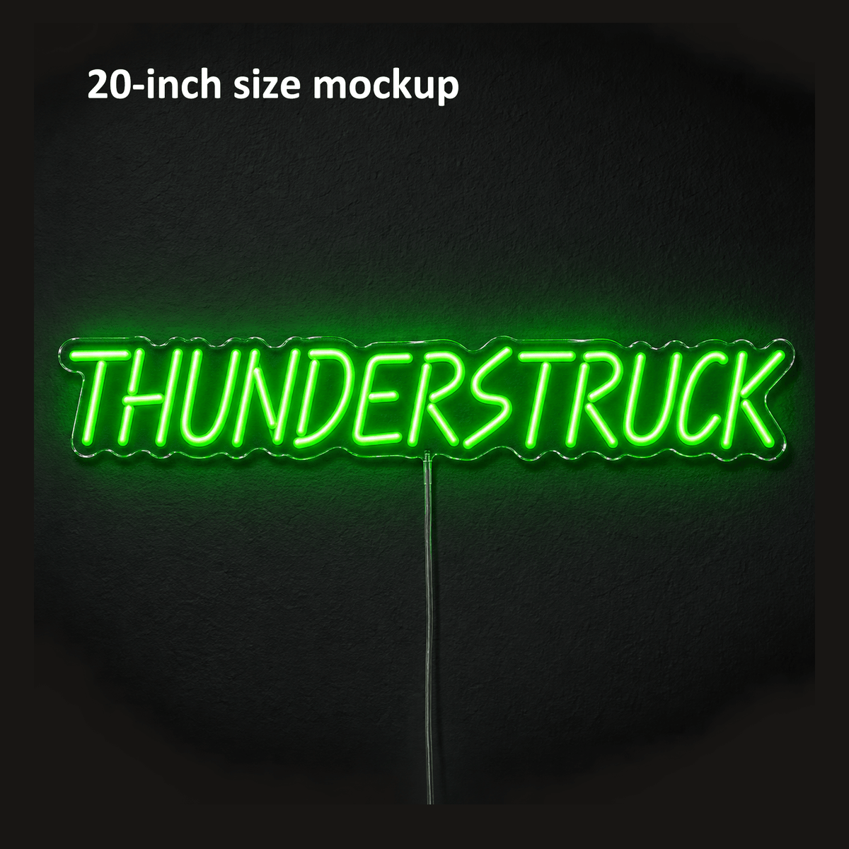 THUNDERSTRUCK Custom LED Neon Sign - Shineneon