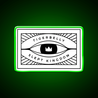 Tiger Belly Slept Kingdom Podcast Logo Whiskey Drink Bar Led Neon Sign Rgb Color - Shineneon