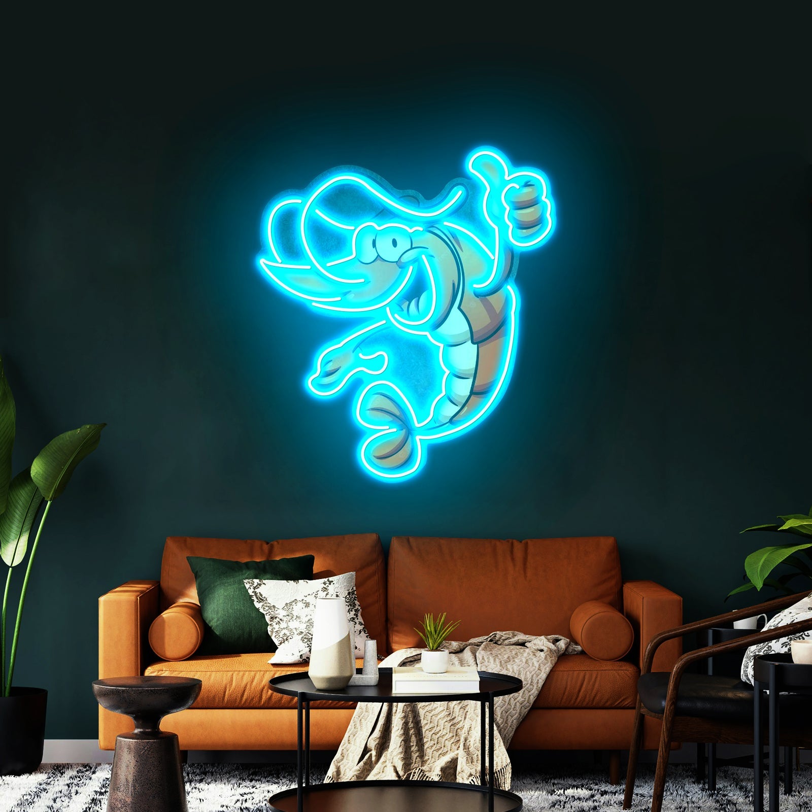 Tiger Smoking Led Neon Sign Light Custom Led Signs - Shineneon