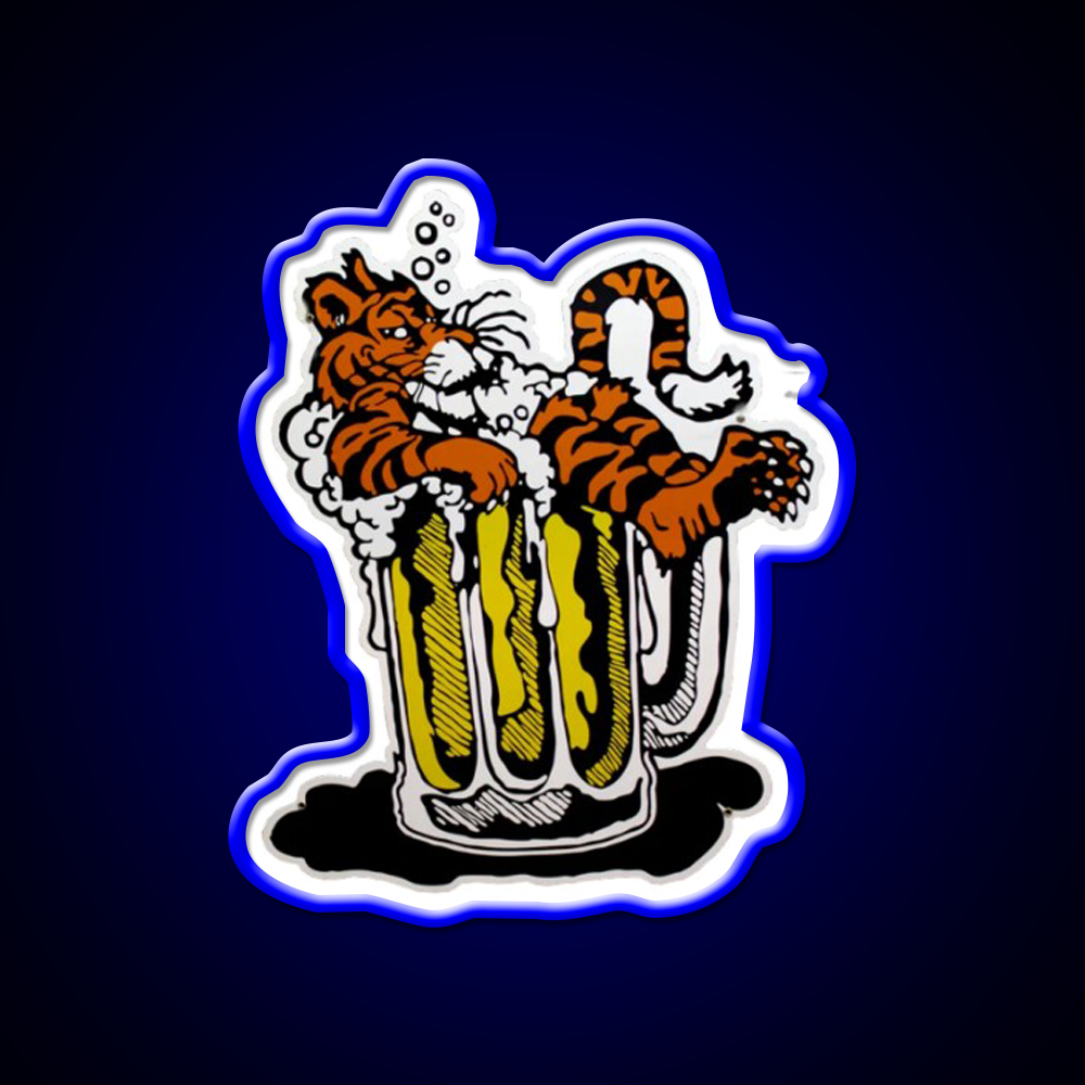 Tiger Town Tavern Beer Bar Decor Led Neon Sign Rgb Color - LED neon sign view 5