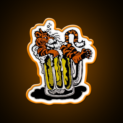 Tiger Town Tavern Beer Bar Decor Led Neon Sign Rgb Color - LED neon sign view 6
