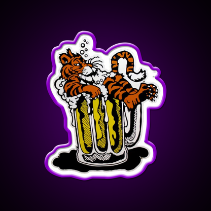 Tiger Town Tavern Beer Bar Decor Led Neon Sign Rgb Color - LED neon sign view 9
