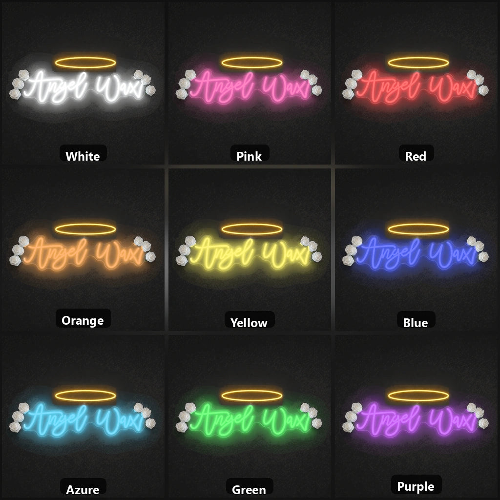Tiger Wings LED Neon Sign color grid