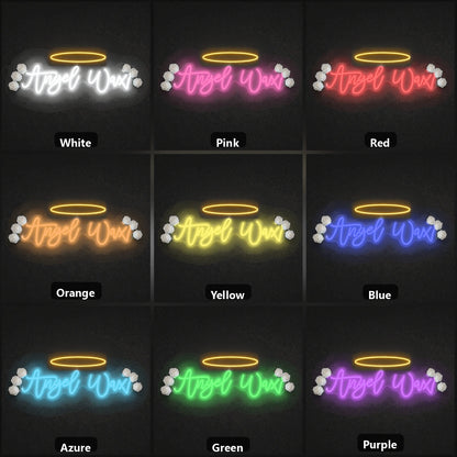 Tiger Wings LED Neon Sign color grid