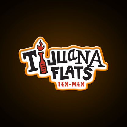 Tijuana Flats Fast Food Led Neon Sign For Burger Place Rgb Color - Shineneon