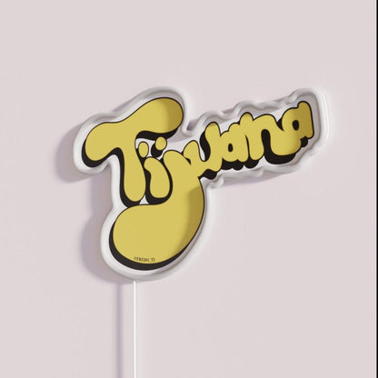 Tijuana La Esquina Del Mundo Rgb Led Neon Sign - Shineneon