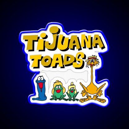 Tijuana Toads And Friends Party Drink Tequila Led Neon Sign Rgb Color - Shineneon
