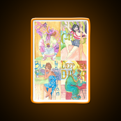 Tiki Bar Pattern Man Cave Bar Led Neon Sign Rgb Color