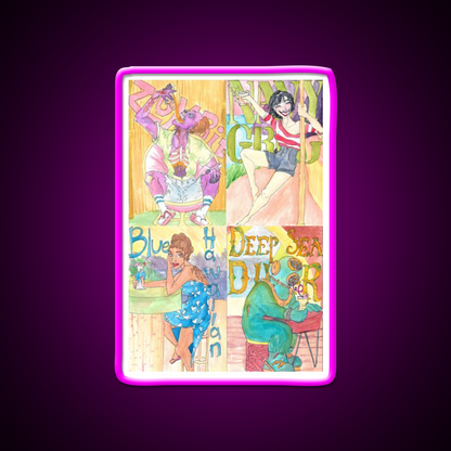 Tiki Bar Pattern Man Cave Bar Led Neon Sign Rgb Color