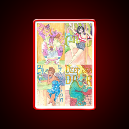 Tiki Bar Pattern Man Cave Bar Led Neon Sign Rgb Color