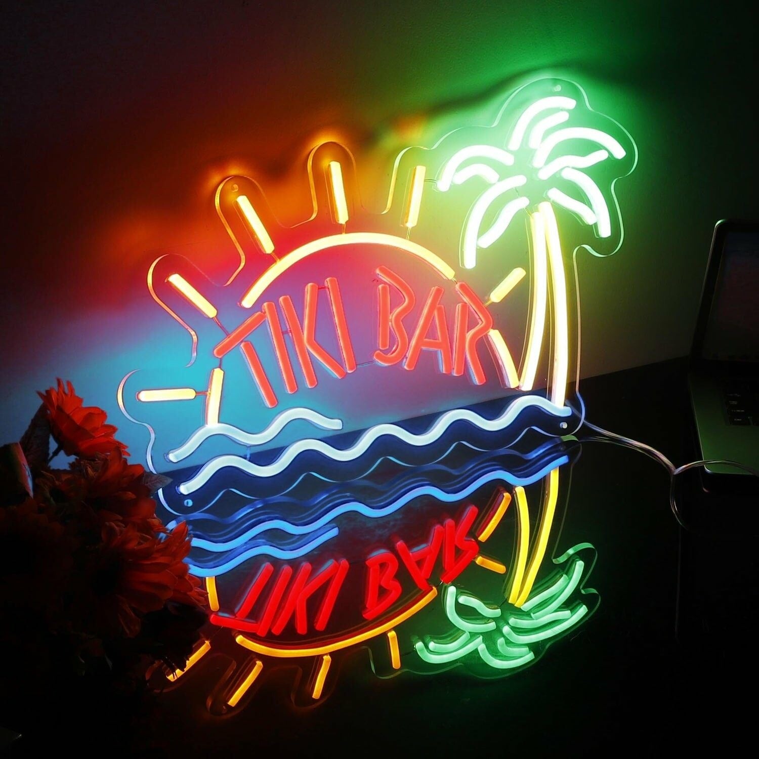 Tiki Bar Summer Parties Tiki Bar Words Beach Theme Neon Sign | Shineneon