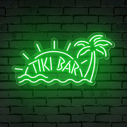 Tiki Bar Summer Parties Tiki Bar Words Beach Theme Neon Sign | Shineneon