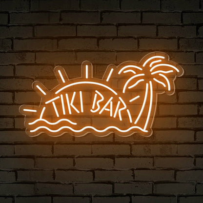 Tiki Bar Summer Parties Tiki Bar Words Beach Theme Neon Sign | Shineneon