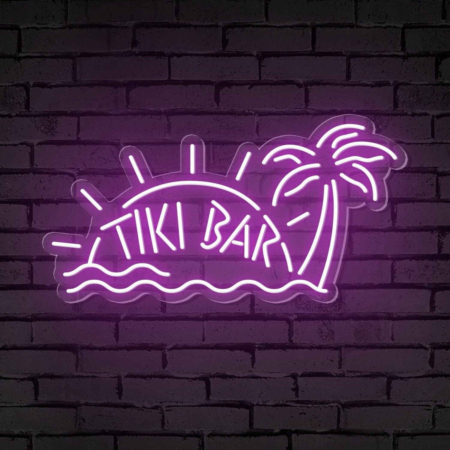 Tiki Bar Summer Parties Tiki Bar Words Beach Theme Neon Sign | Shineneon