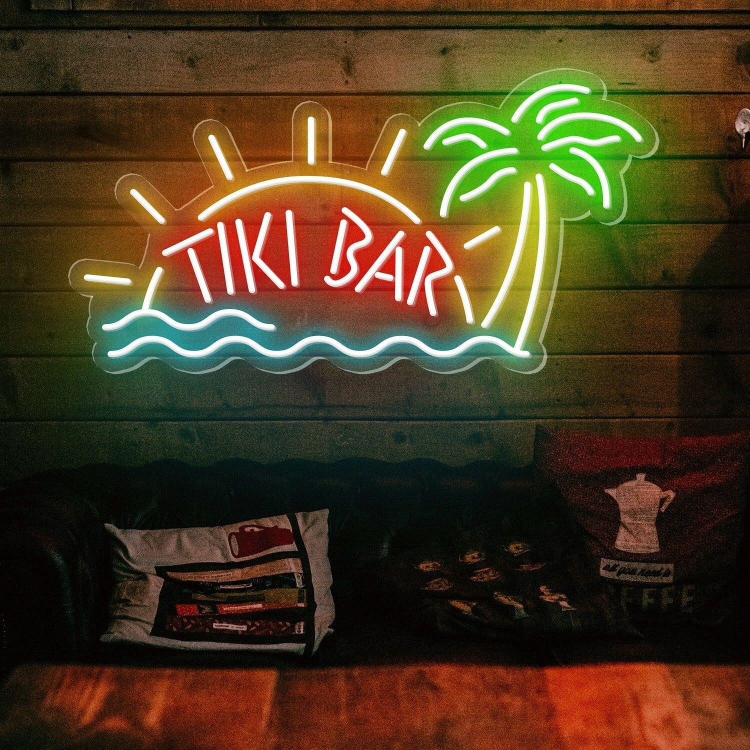 Tiki Bar Summer Parties Tiki Bar Words Beach Theme Neon Sign | Shineneon