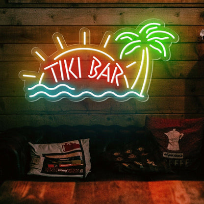 Tiki Bar Summer Parties Tiki Bar Words Beach Theme Neon Sign | Shineneon