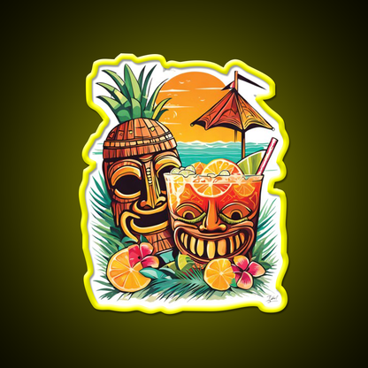 Tiki Cocktail Bar Decor Led Neon Sign Rgb Color - LED neon sign view 7