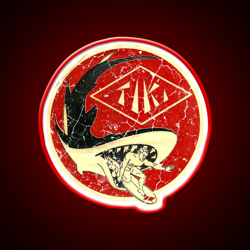 Tiki Shark Cocktail Bar Decor Led Neon Sign Rgb Color - LED neon sign view 10