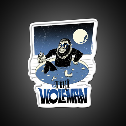 Tiki Wolfman Cocktail Bar Decor Led Neon Sign Rgb Color - LED neon sign view 11