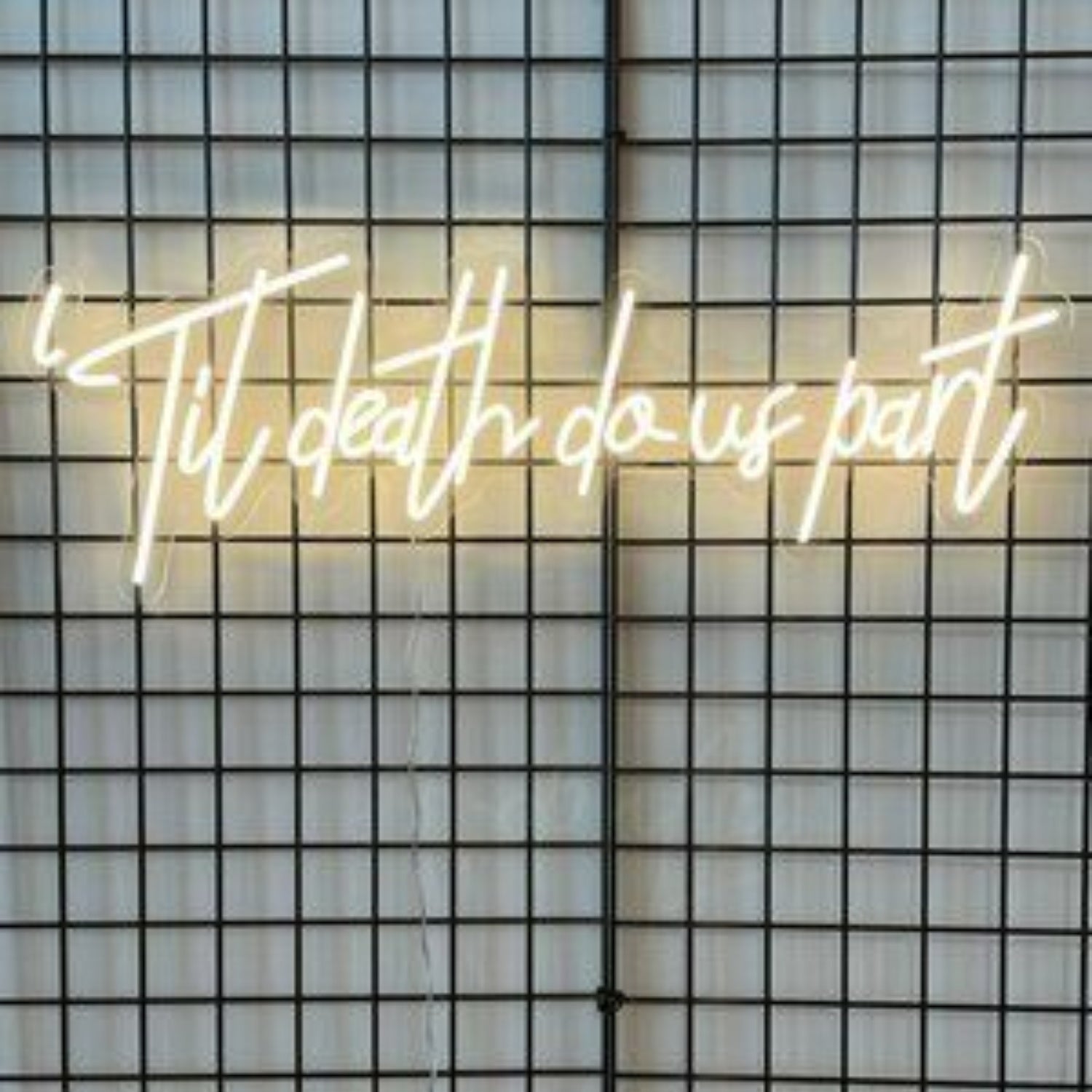 Til Death Do Us Part Neon Sign | Shineneon